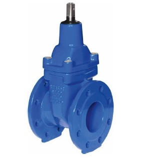 Задвижка JAFAR 2111 DN 80 PN16 фланцевая клиновая чугунная с обрезиненным клином 1