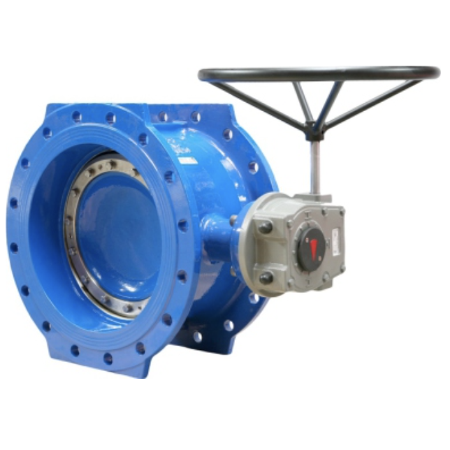 Затвор JAFAR 4493 DN 200 PN 10 поворотный фланцевый с двойным эксцентриком
