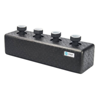 Коллектор распределительный STOUT SDG-0016 2-х контурный ВР-НР 1 1/2" DN 40 PN 4 в теплоизоляции