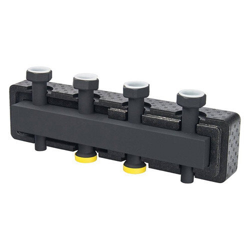 Коллектор распределительный STOUT SDG-0016 2-х контурный ВР-НР 1 1/2" DN 40 PN 4 в теплоизоляции