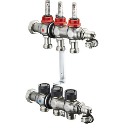 Коллекторная группа Oventrop Multidis SF 3 с расходомерами