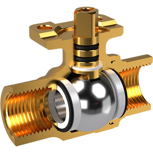Кран шаровой Stahlmann Ду 32 Ру 40 1 1/4" 12В с электроприводом