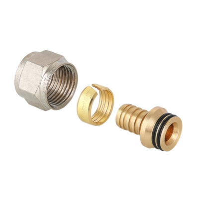 Обжимной соединитель VALTEC 1/2" для полиэтиленовой трубы VTc.709.N.1604