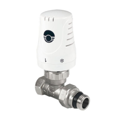 Клапан радиаторный VALFEX VF.048.N ВР-НР 1/2" DN 15 PN 10 прямой с термоголовкой