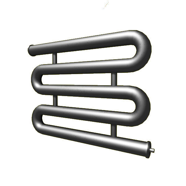 Регистр отопления РЗП-5x159x4,0-9000 змеевиковый пятирядный с плоскими заглушками