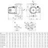 Насос циркуляционный Unipump UPF3 50-160 280 с мокрым ротором H=16м Q=483л/мин арт. 53970 4