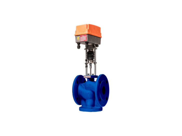 Клапан регулирующий TRV-3 Ду 15 Ру 16 трехходовой Теплосила