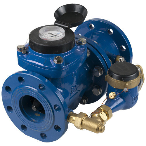 Счетчик комбинированный Декаст СТВК 2 80/20 двухкорпусный