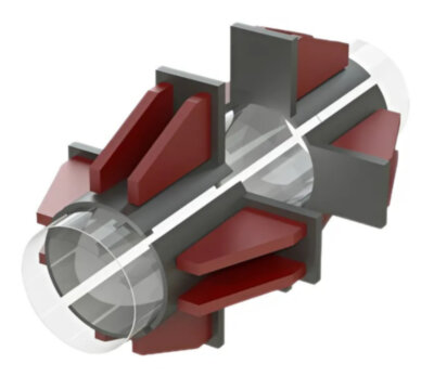 Опора Т7.14 Ду 820 мм Серия 4.903-10 выпуск 4 неподвижная лобовая четырехупорная усиленная толщина стенки 9 мм