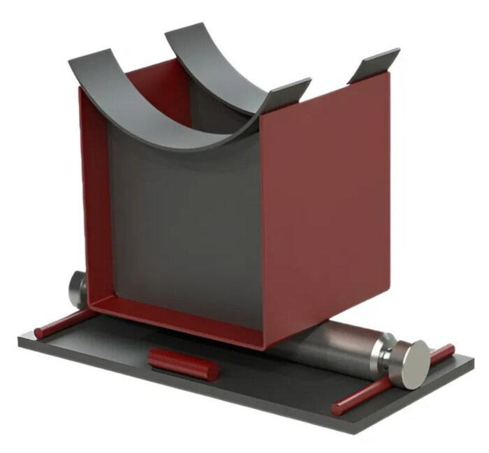 Опора Т19.08 Ду 325 мм Серия 4.903-10 выпуск 5 однокатковая