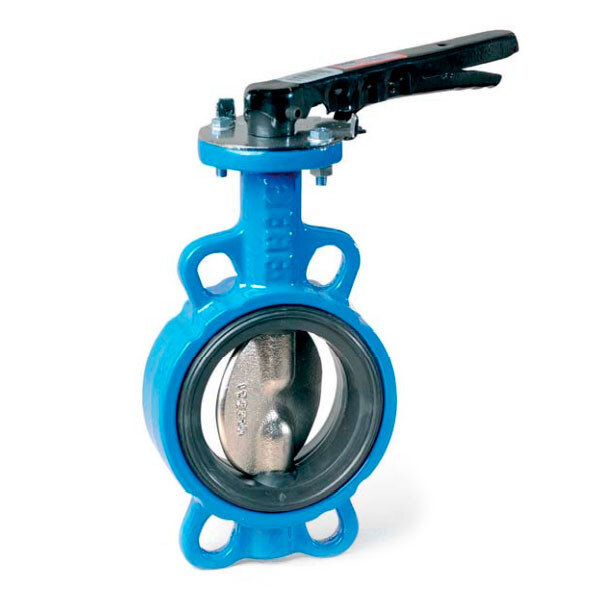 Затвор FAF 3550 DN 40 PN 6 дисковый межфланцевый с рукояткой