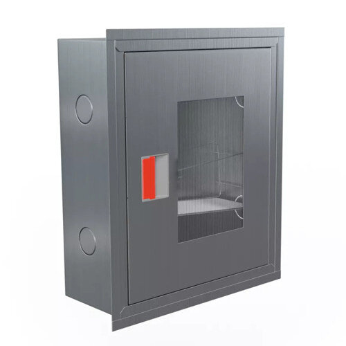 Шкаф пожарный Балтика-01 ШПК-310 ВО нержавеющая сталь