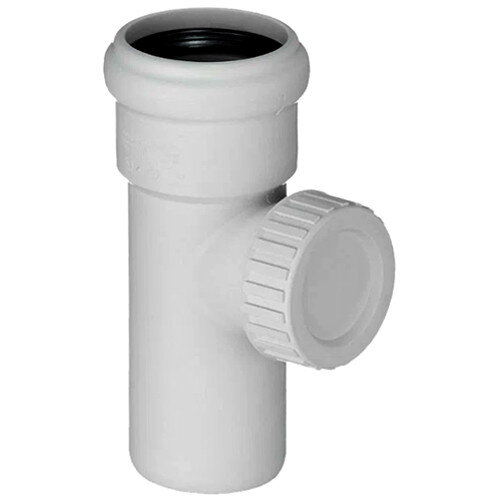 Ревизия бесшумная PP-MD Ostendorf Skolan Safe SKRE DN 200 (крышка резьбовая)