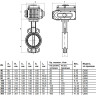 Затвор дисковый чугунный Benarmo 2011HA DN 50 PN 16 поворотный межфланцевый с электроприводом Q-030 380В 2