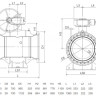 Кран шаровой NAVAL 280543 DN 800 PN 16 стальной стандартнопроходный фланцевый для газа с редуктором 2