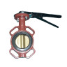 Затвор дисковый поворотный ABRA BUV-VF 843 DN 300 PN 16/10 межфланцевый с рукояткой 1