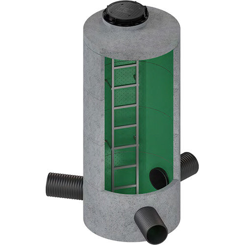 Кольцо стеновое КС 20-9 ФУТ футерованное ПБК ЭКОВЭЛЛ