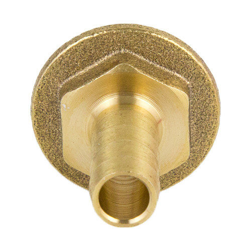 Переходник для шланга латунный Aquasfera 9102 DN 15x15 PN 25 резьба - 1/2''x15, резьбовой НР-НР, 9102-04