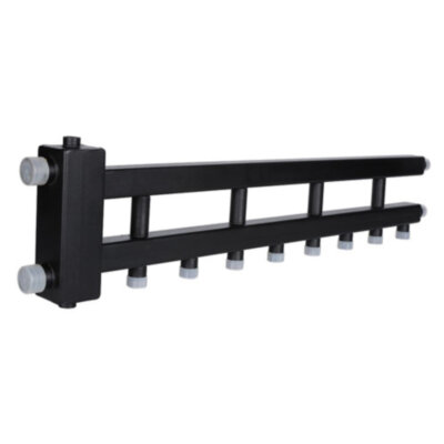 Коллектор распределительный ROMMER RDG-0060-014045 5-ти контурный НР 1 1/4" Ду 32 Ру 4 дублёр рядный с гидравлическим разделителем