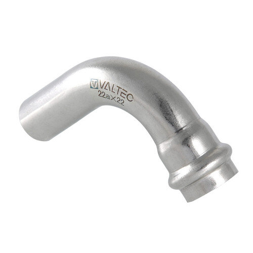 Угольник 90 градусов VALTEC VTi.950.I DN 76 PN 16 однораструбный нержавеющая сталь
