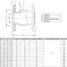 Гибкая вставка ADL FC10 DN 80 фланцевая 2
