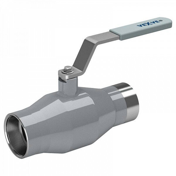 Кран шаровой Vexve 231010 DN 10 PN 40 стальной стандартнопроходный резьбовой/под приварку для жидкости, ручка-рычаг