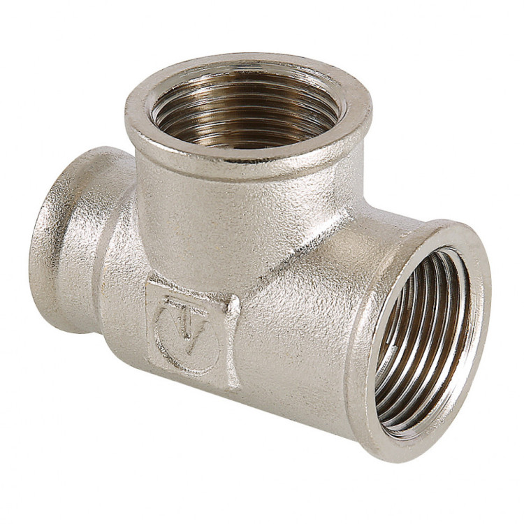 Латунный тройник VALTEC 3/4" х 1/2" х 1/2" переходной VTr.750.RN.050404 1