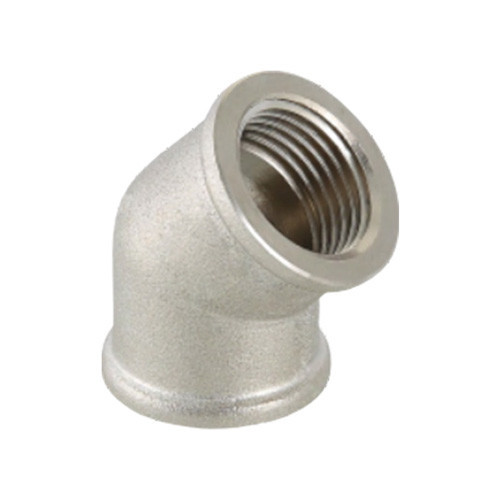 Угольник 45 градусов VALFEX VF.091 ВР 1/2" Ду 15 Ру 40 никелированный латунный