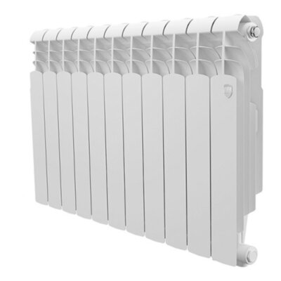 Радиатор биметаллический Royal Thermo Vittoria Super 500 2.0 VDL (11 секций) Bianco Traffico