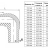 Отвод литой 800 мм 90 градусов SDR 17 ПЭ100 для ПНД труб спигот 2
