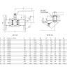 Кран шаровой Vexve 113065 DN 65 стандартнопроходный фланцевый для газа, ручка-рычаг 2
