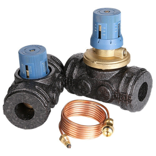 Автоматический регулятор перепада давления Valtec VT.040.G 3/4" DN 20 PN 25 в комплекте с запорно-регулировочным клапаном, 50-300 мбар