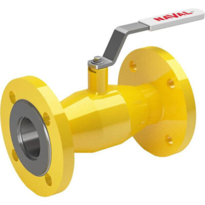Кран шаровой NAVAL 280576 DN 200 PN 25 стальной стандартнопроходный фланцевый для газа