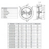Клапан Гранлок CV16 Ду 80 обратный DF04F105236 2