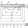 Заглушка 1-400-40 09Г2С АТК 24.200.02-90 стальная фланцевая Ду400 Ру40 2