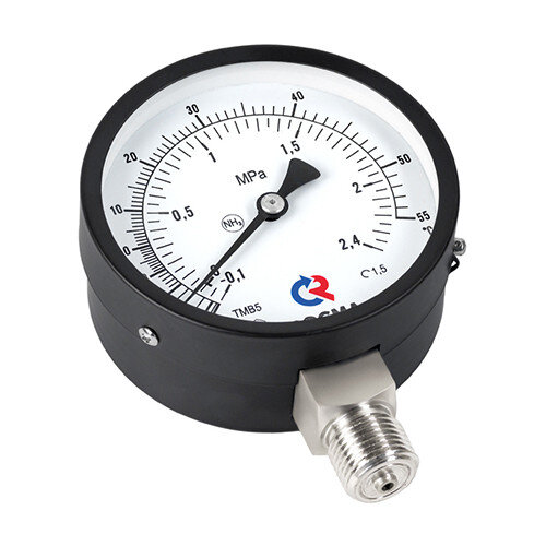 Мановакуумметр РОСМА ТМВ-511Р.00 NH3 (-0,1...1,5 MПa) Дкорп=100мм кл. 1,5 G1/2" аммиачный радиальный 00000039676