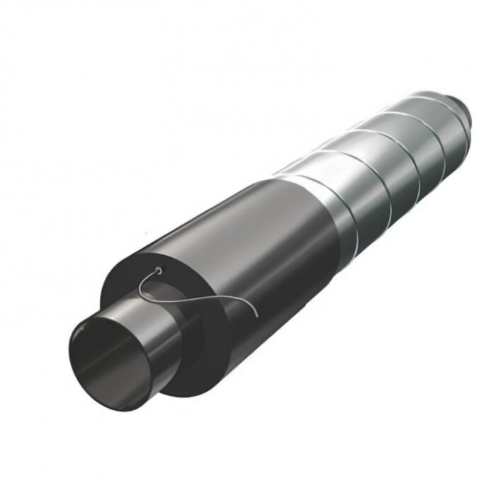 Концевой элемент стальной в изоляции ППУ-ОЦ 377х6,0/500