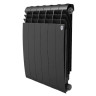 Алюминиевый радиатор Royal Thermo BiLiner Alum 500 - 06 секц. Noir Sable 1