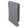 Радиатор биметаллический Royal Thermo Infinity 500 (4 cекции) Silver Satin 1