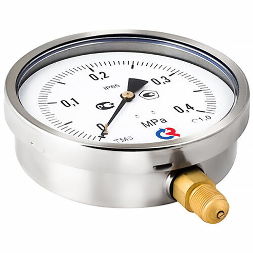 Манометр РОСМА ТМ-620Р.00 (0...0,6 МПа) Дкорп=150мм кл. 1,0 G1/2" виброустойчивый (готовый к гидрозаполнению) радиальный 00000001663