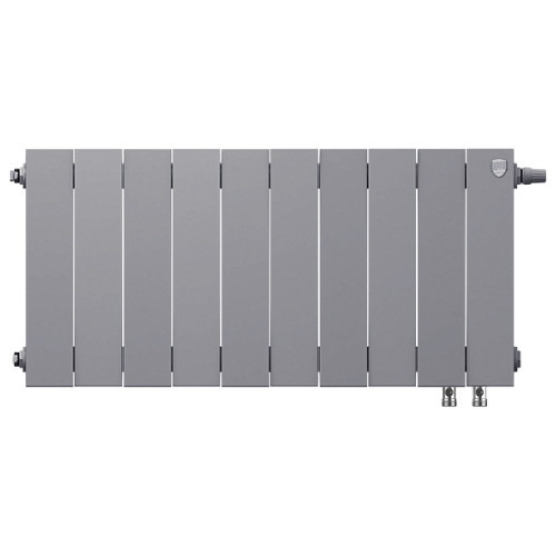 Радиатор биметаллический Royal Thermo PianoForte 300 VDR (10 секций) Silver Satin 4