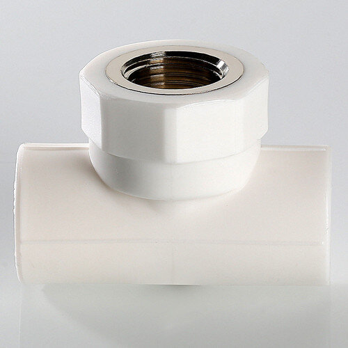 Тройник VALTEC VTp.732 ВР 3/4" DN 20 PN 25 полипропиленовый комбинированный