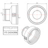 Латунная муфта VALTEC 2" х 1" переходная VTr.240.N.0906 4