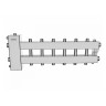 Коллектор распределительный GIDRUSS BMSS-150-7DU 7-ми контурный НР 1 1/2"x1" Ду 40 Ру 6 балансировочный 1