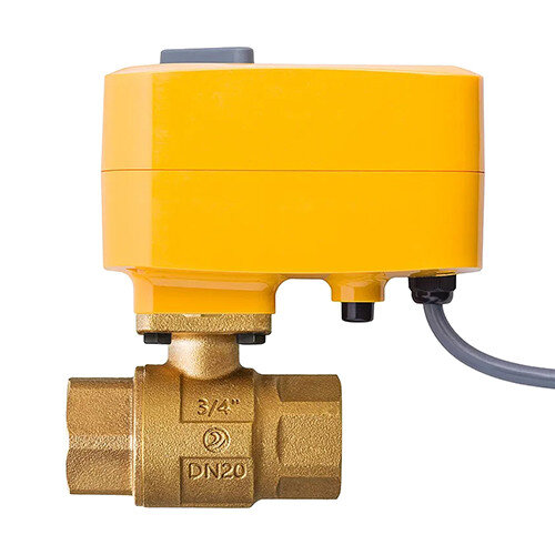 Кран шаровой с электроприводом Нептун SE BRONZE 12В 3/4'' бронзовый