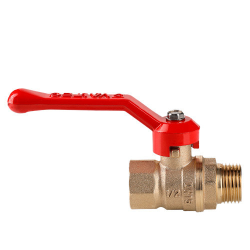 Кран шаровой VALTEC СТАНДАРТ 1/2'' Ду15 Ру40 без покрытия с внутренней–наружной резьбой VT.121.GN.04 2