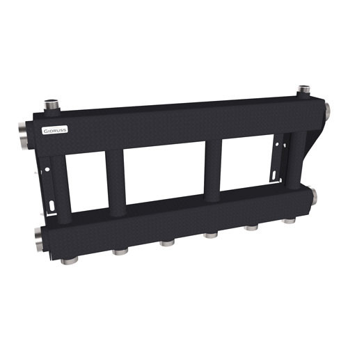 Коллектор распределительный GIDRUSS MK-250-3x25 3-х контурный НР 2"x1" Ду 50 Ру 6 модульный 1