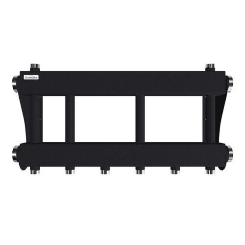 Коллектор распределительный GIDRUSS MK-250-3x25 3-х контурный НР 2"x1" Ду 50 Ру 6 модульный 2
