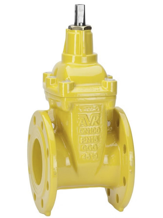 Задвижка AVK 06/70 DN 125 PN 10/16 клиновая фланцевая для газа