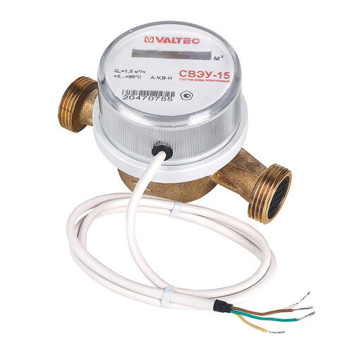 Счётчик воды VALTEC СВЭУ-15 VLF-U-15-3.110.RS Ду 15 Ру 16 универсальный